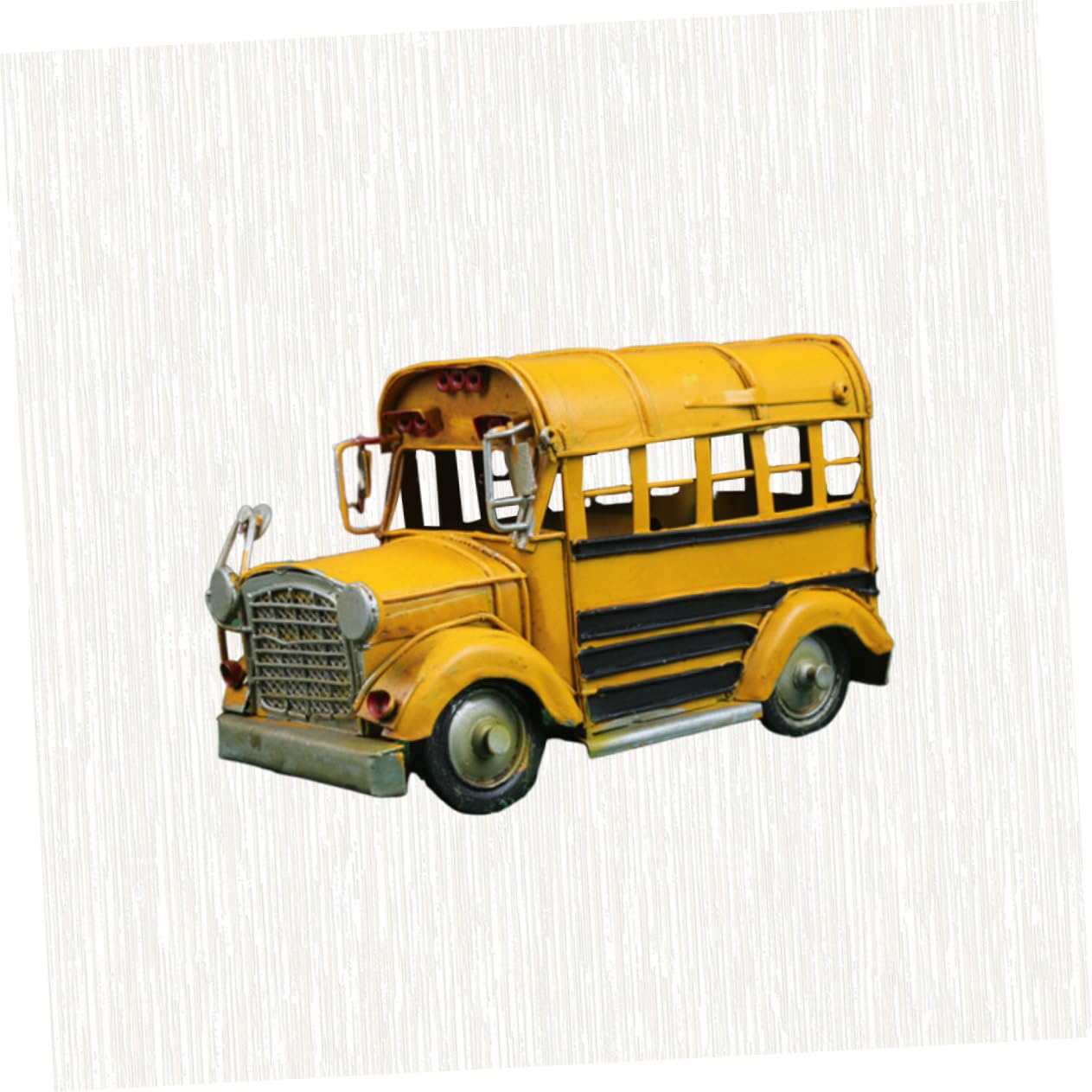 NOLITOY Kreatives Vintage Eisenwagenmodell Oldtimer Retro Automodell mit Patina Beschichtung Deko für Zuhause Büro Klein