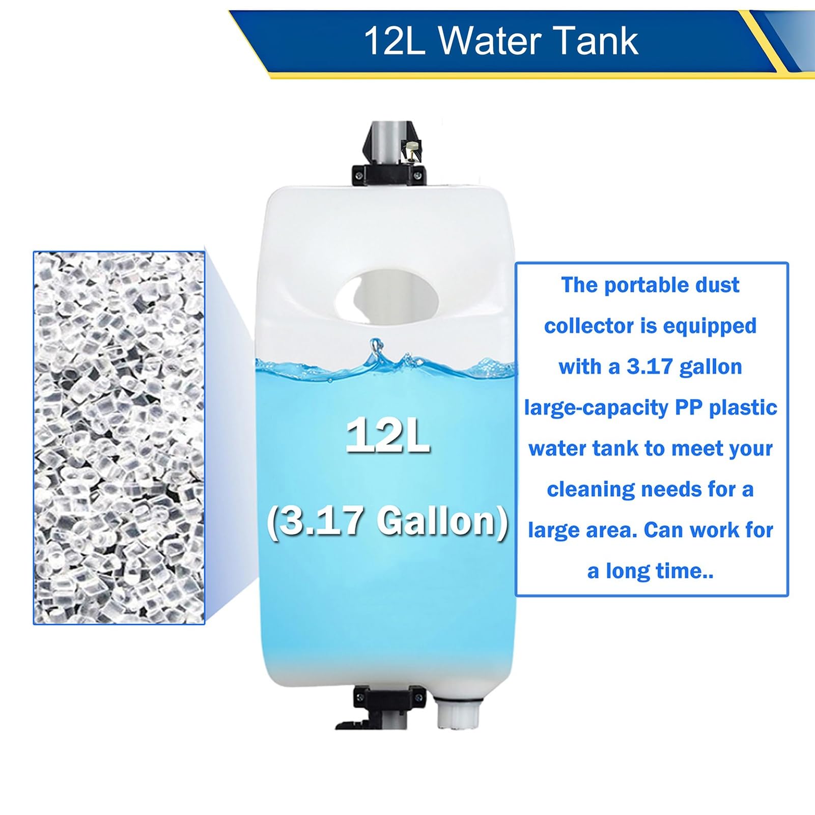 Máquina limpiadora de pisos comercial con alta potencia y gran tanque de agua para una limpieza y pulido eficientes