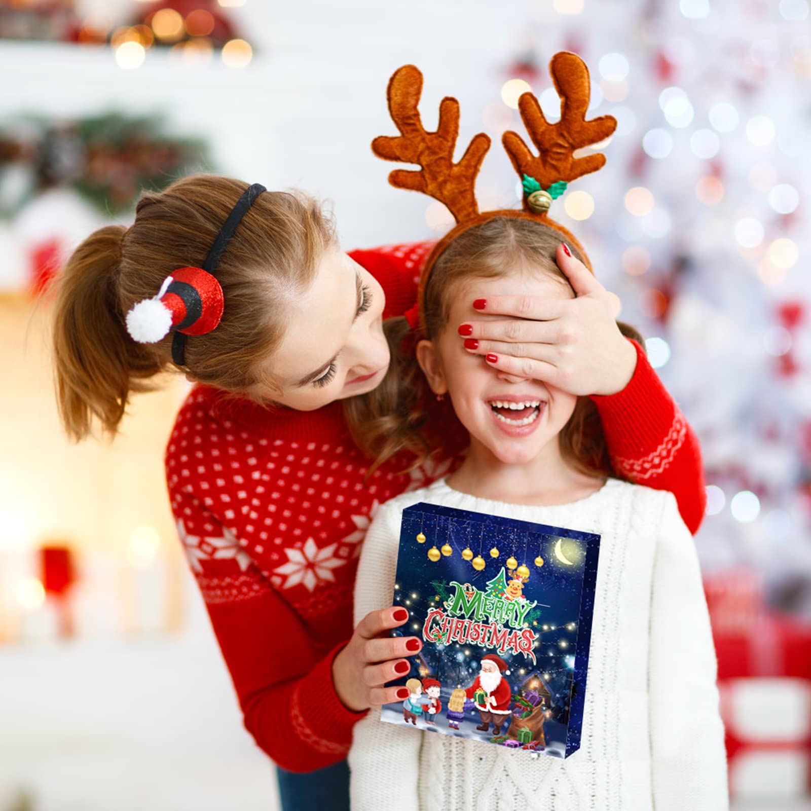Calendario Avvento 2026 Bambina Natale Ragazze Calendario dell'avvento Gioielli Fai da Te Artigianato Regali 5-12 Anni Braccialetti con Ciondoli Regalo di Natale Ragazze 5 6 7 8 9 10 11 12 Anni