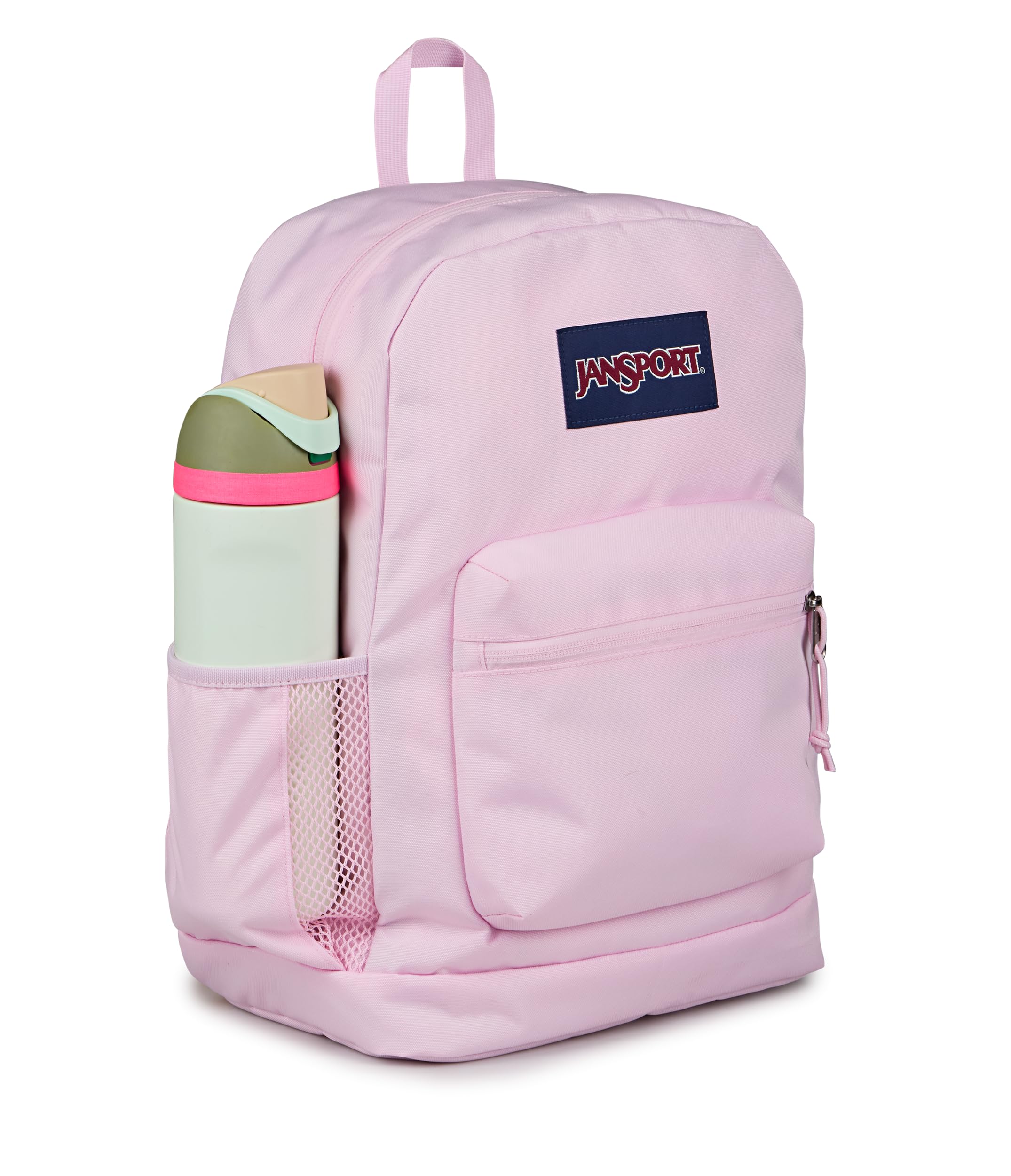 JanSport Cross Town Plus Laptop 26L Backpack, Pink Ice