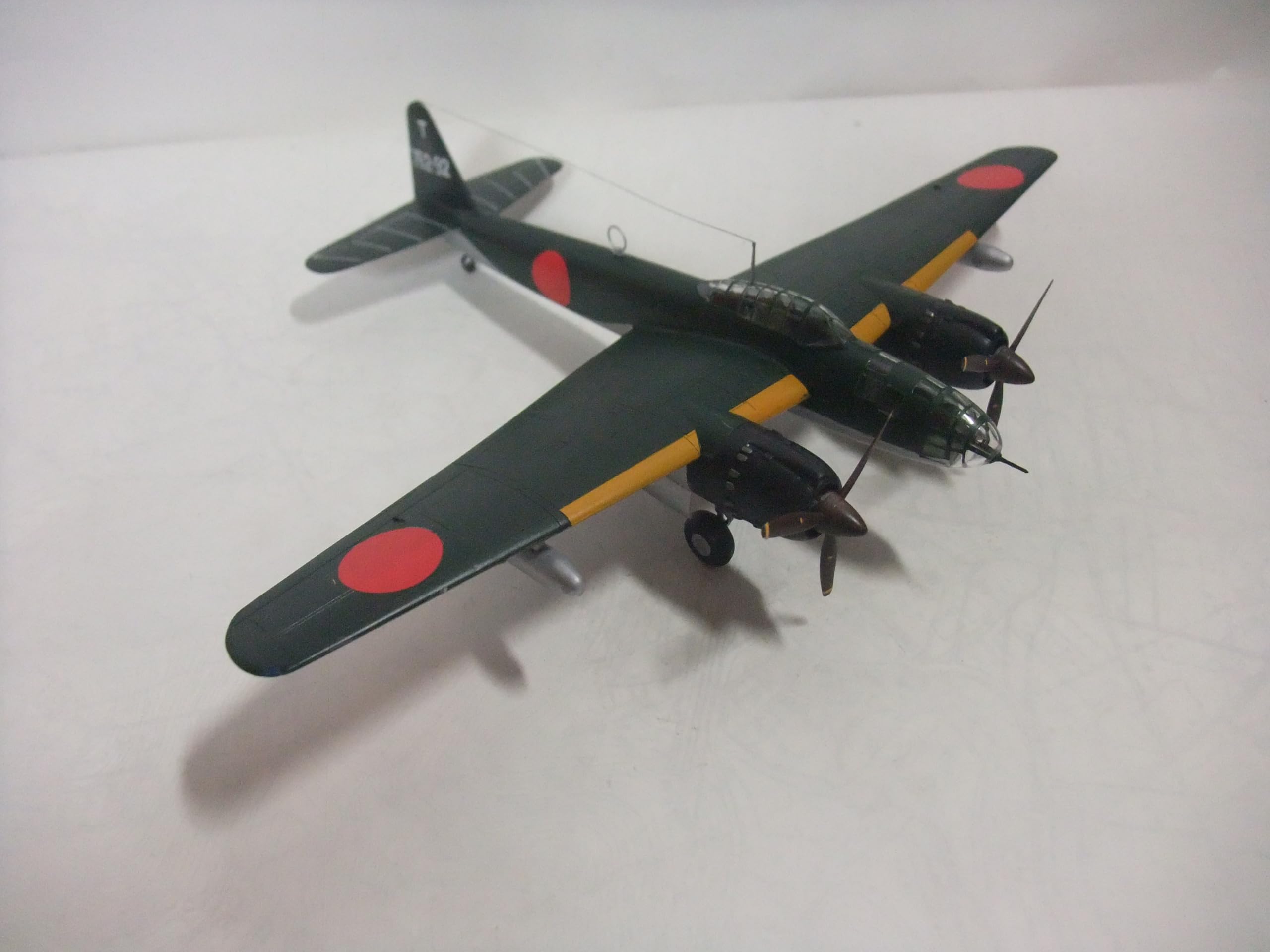 【プラモデル完成品】1/72 陸上爆撃機_銀河 1/72 ハセガワ 陸上爆撃機🇯🇵銀河11型🎶魚雷搭載機 銀河開発者の三木