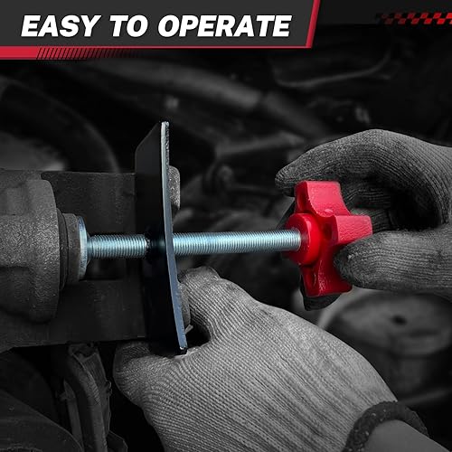 Miniatura 2 de BILITOOLS Esparcidor de Pastillas de Freno, Herramienta de Compresión de Pinza de Freno de Disco Compresor de Pistón de Pinza Herramienta Esparcidora