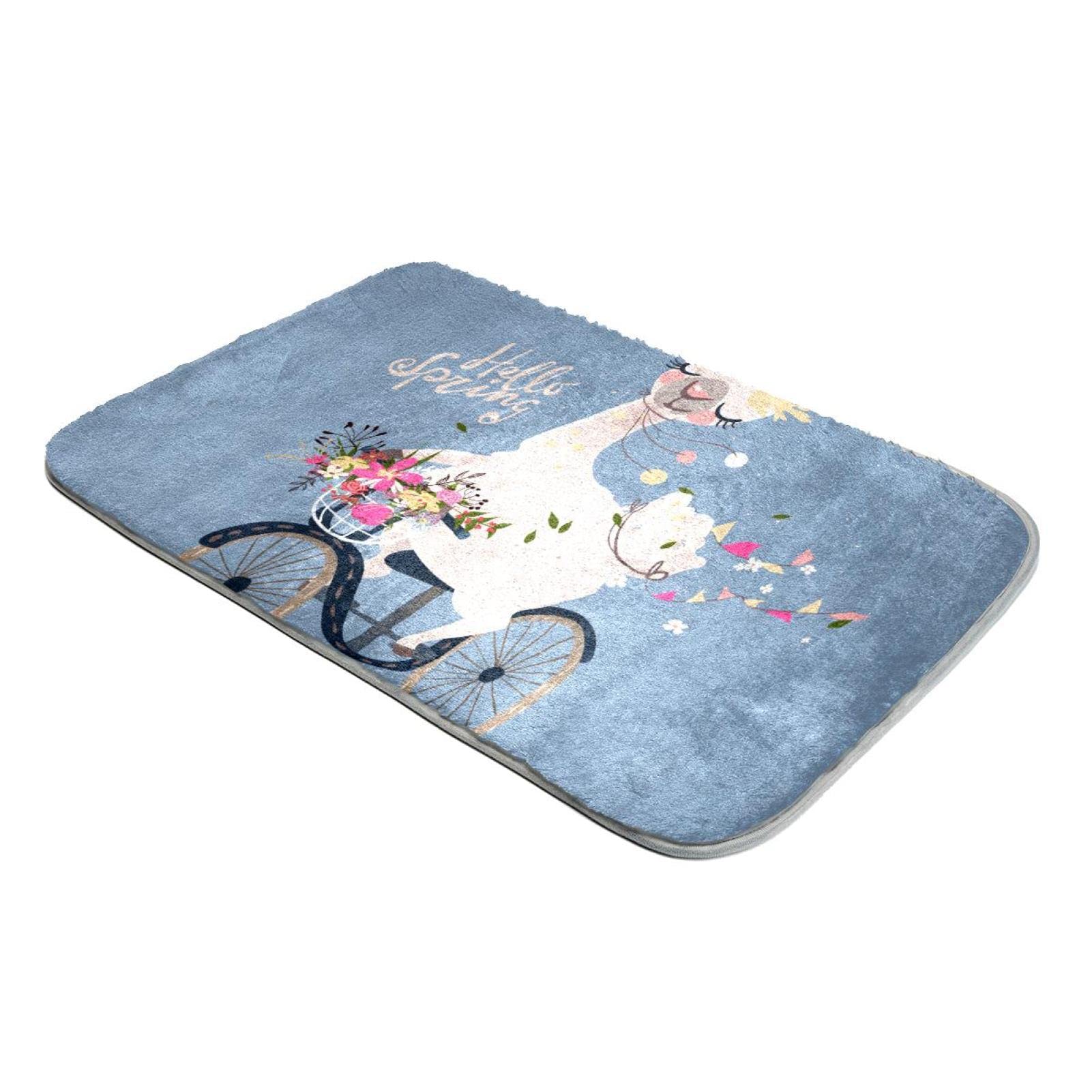 Tapis à poils longs en fausse fourrure ultra doux pour salon
