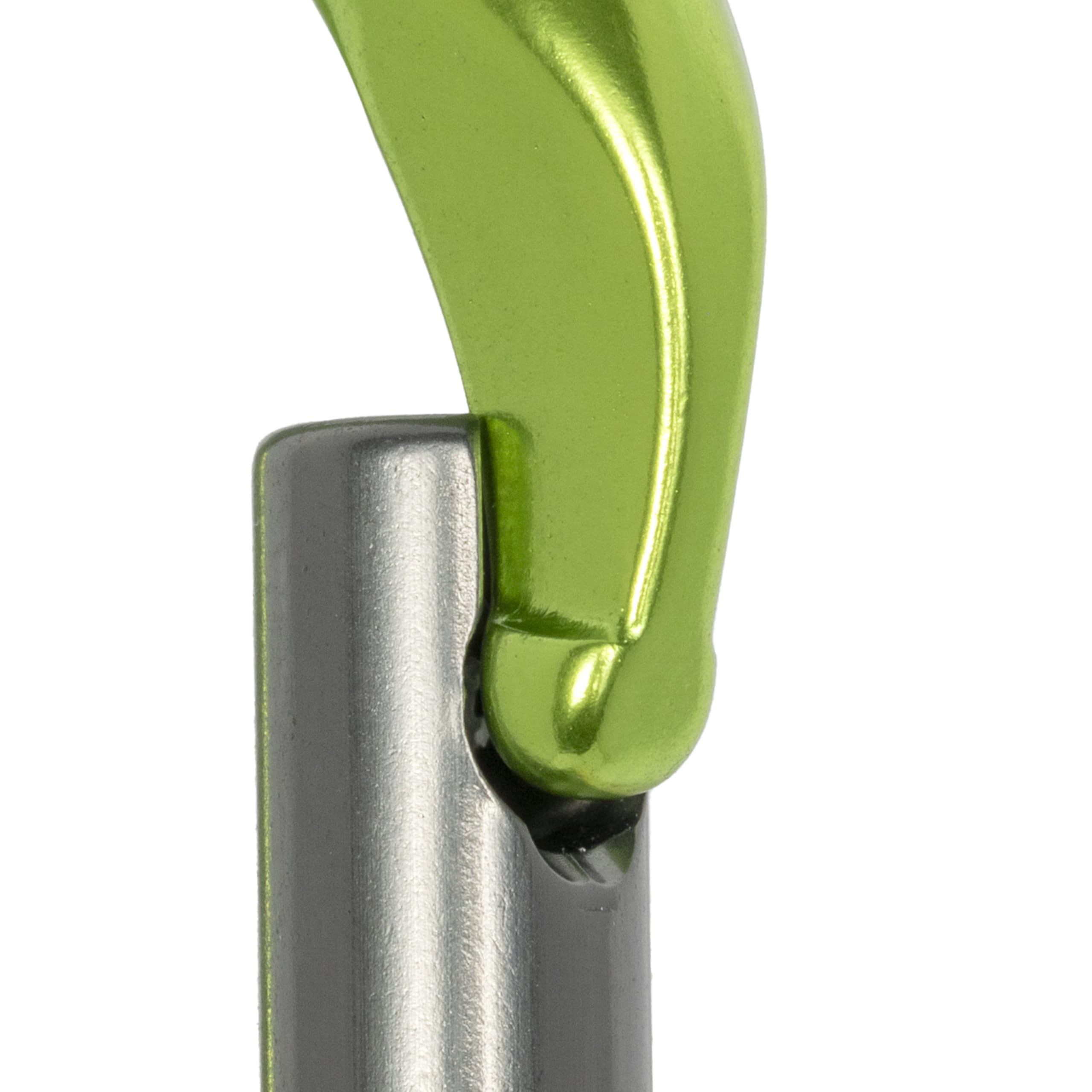 Mousqueton Micro 900 en aluminium avec verrou droit 4 kN