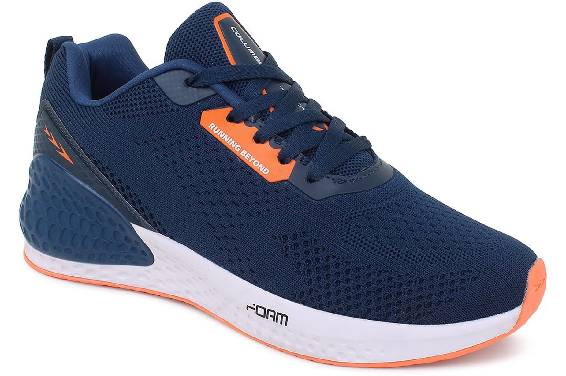 Columbus Mens Doppler Sports Running Shoe- Turquoise Blue/Orange UK/India-8 (B09ZRX9GDZ) Amazon Price History, Amazon Price Tracker