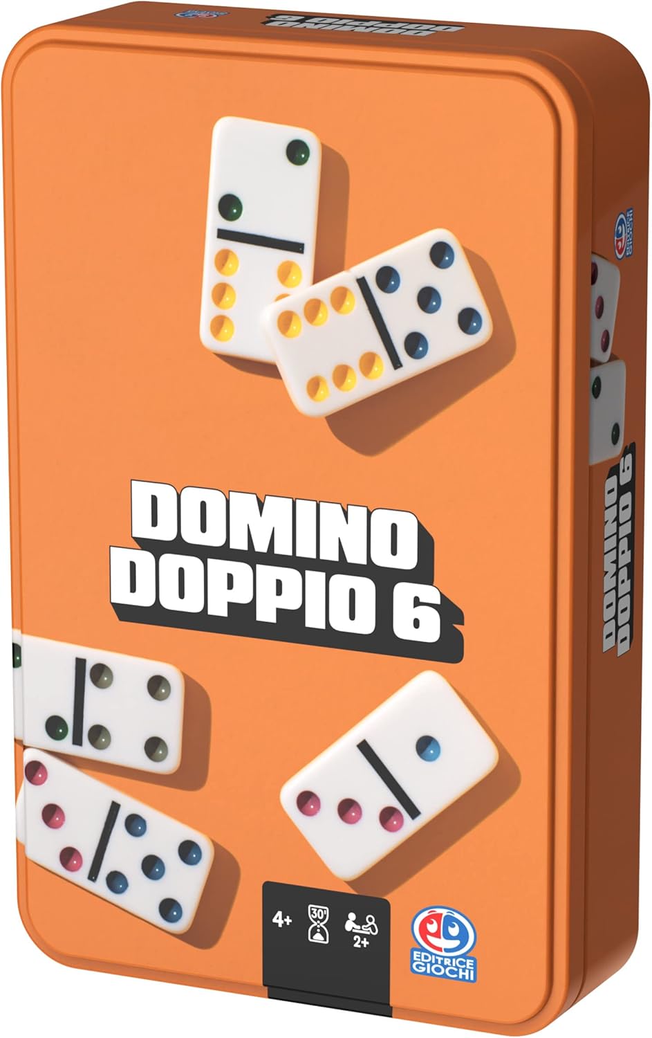 Editrice Giochi Classic Board Games, Domino Doppio Sei, Domino Game from 4 Years