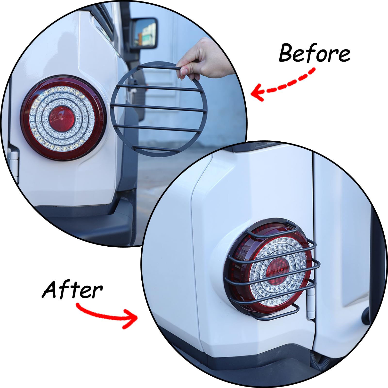 PIUGILH Couvercle De Lampe Arrière De Voiture - Convient Pour INEOS