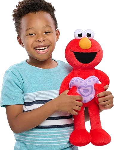 Miniatura 2 de Just Play Sesame Street Valentine - Elmo de peluche grande para niños de 18 meses