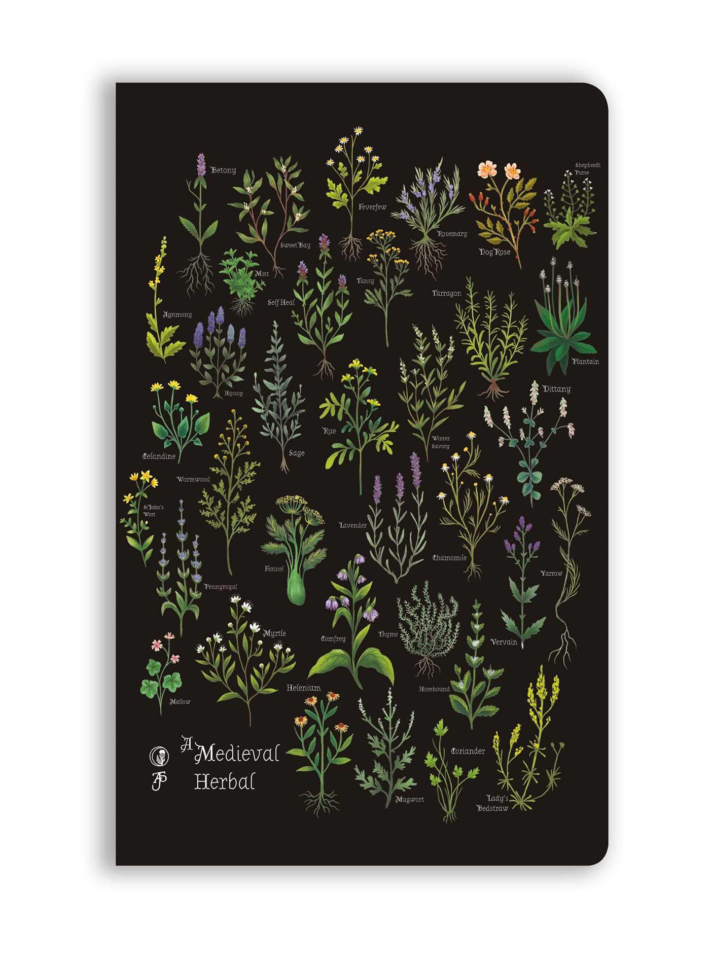 Anna Stead: A Medieval Herbal (Soft Touch Journal) (Flame Tree Soft Touch Journals)