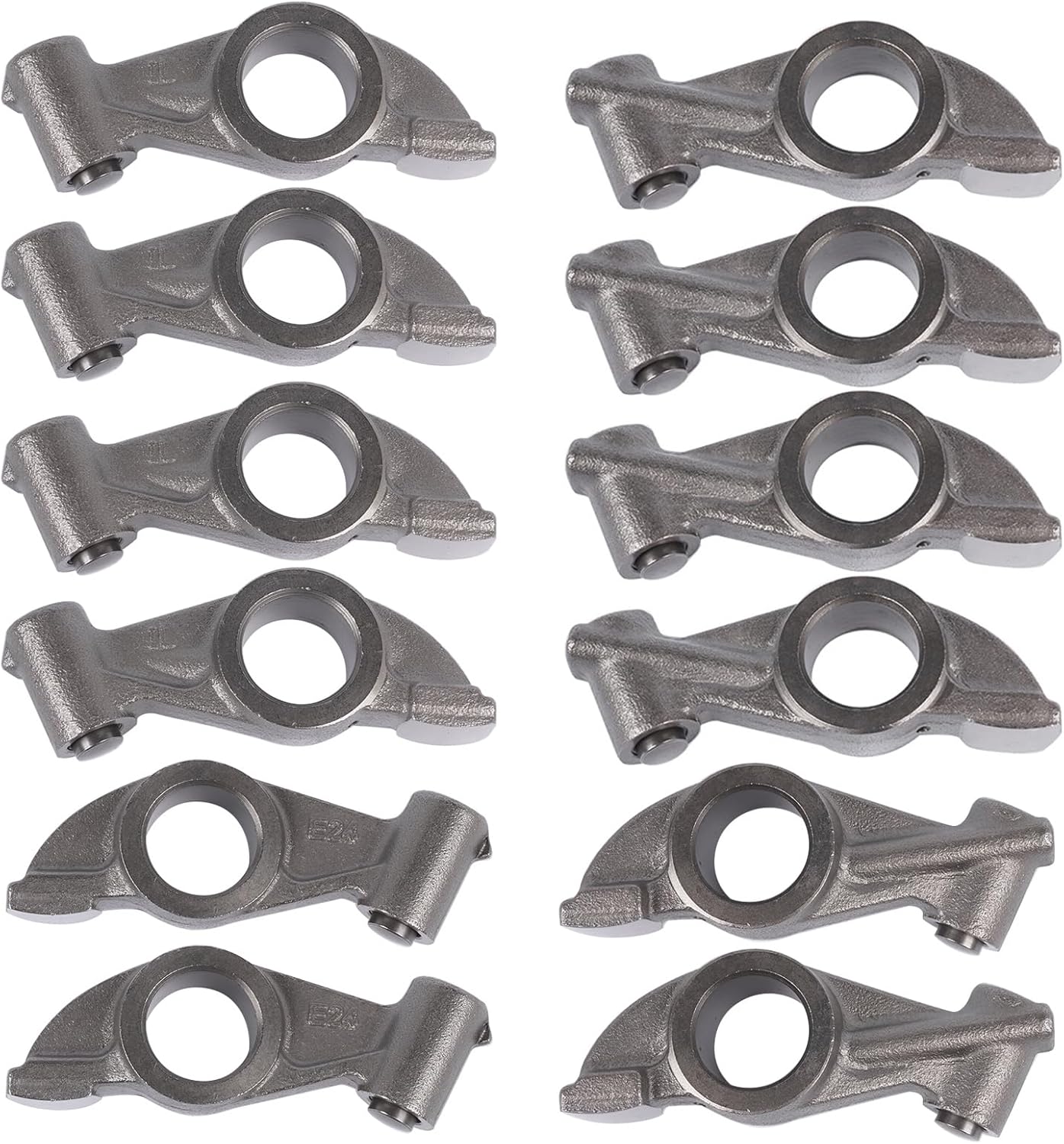 GELUOXI 12x Rocker Arms Set Replacement for Nissan Axxess D21 Pickup Stanza 240SX 2.4L KA24E 1989-1997 1325740F06 1325740F07 1325740F16 1325740F17
