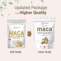 Vista 3 de Micro Ingredients Organic Maca Root Powder, 2 Pound, Gelatinized for Better Absorption, Rich in Antioxidants, No GMOs, Vegan Friendly and Peru Origin