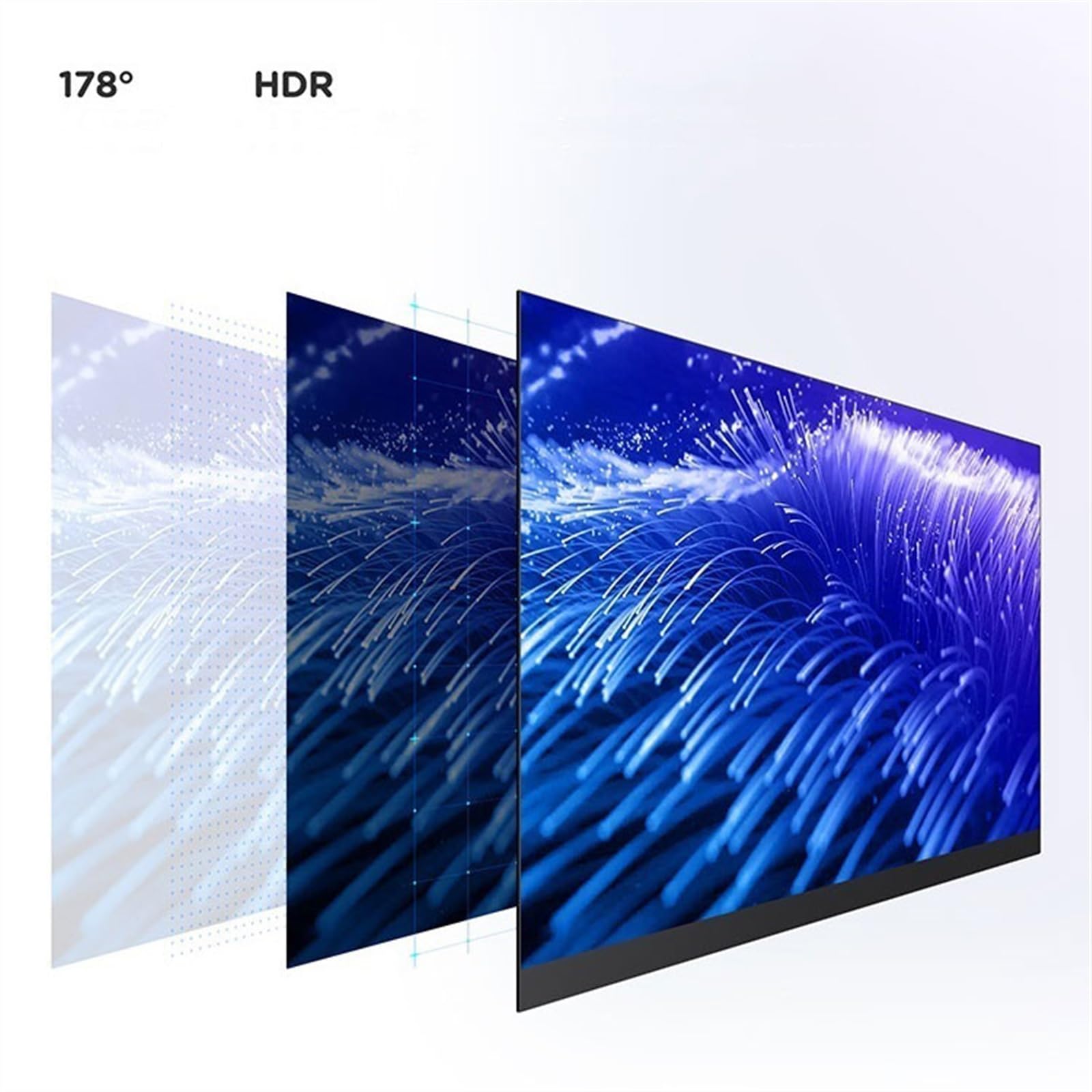 Schermo secondario da 15,6 pollici 2K IPS Monitor portatile for telefono cellulare for ufficio di espansione for host gioco Monitor per Smart Working