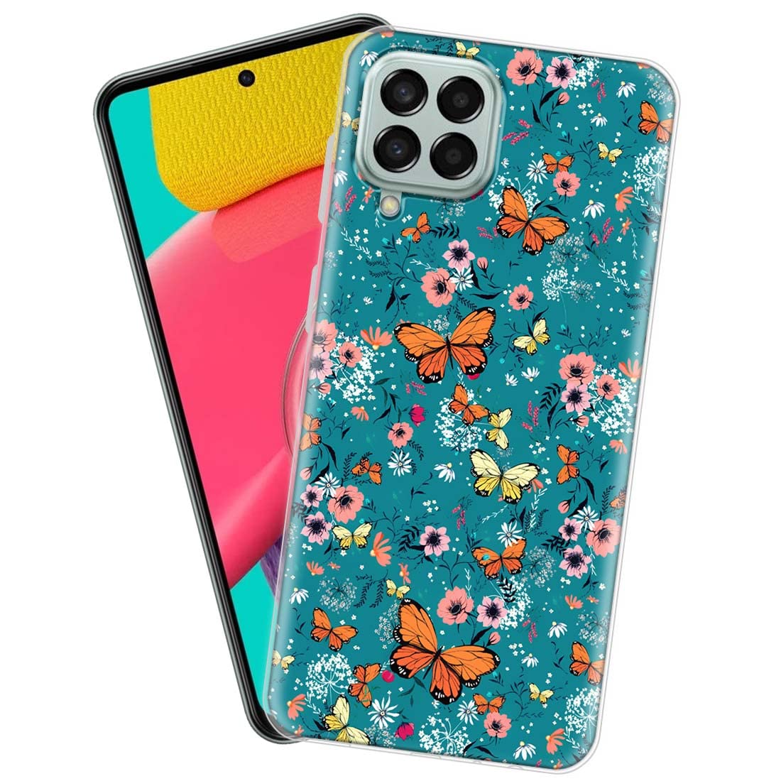 Fashionury Silicone Designer Printed Back Case Cover for Samsung Galaxy M53 5G-D0124 (B09YTMLLXL) Amazon Price History, Amazon Price Tracker