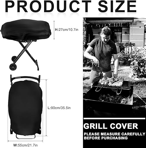 Miniatura 2 de Coleman - Funda para barbacoa, color negro, portátil, impermeable, compatible con Roadtrip LXX, LXE y 285, ajustable