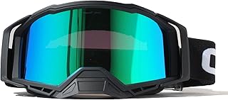 CRG Sports Motorcycle Goggles ATV Dirt Bike Glasses Off Road Racing Riding Motocross Goggles for Men, Women, Adults