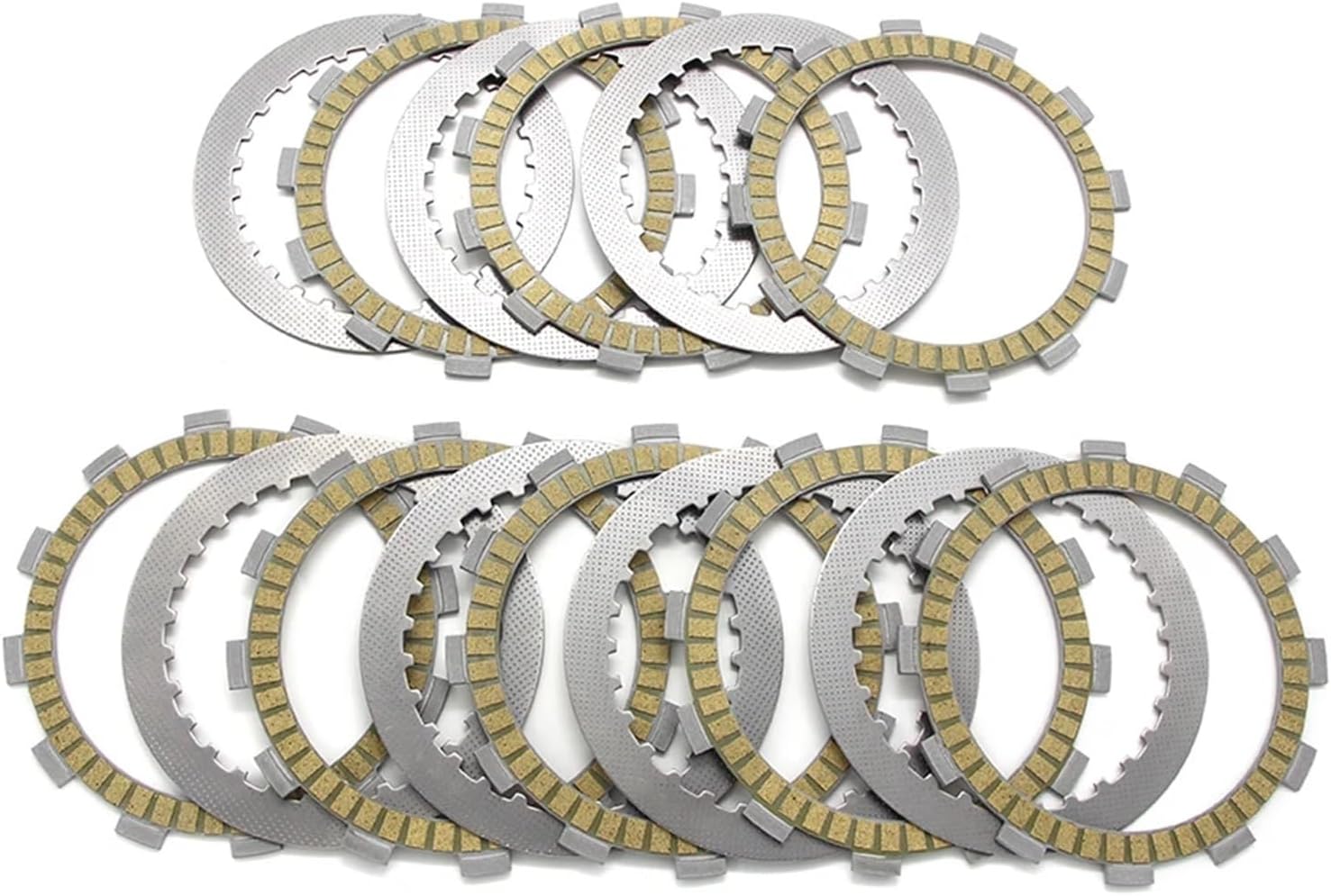 Motorcycle Clutch Friction Disc Plate Kit for SI GSF600 Bandit 600, GSX-R750, GSX600, GSF650 - Quality Replacement Parts