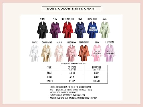 Miniatura 6 de Personalized Satin Robe For Bridesmaids or Quinceañera Sweet Sixteen Birthday Parties, Custom Glitter Short Robe with Crown, Tiara, Diamond Ring,