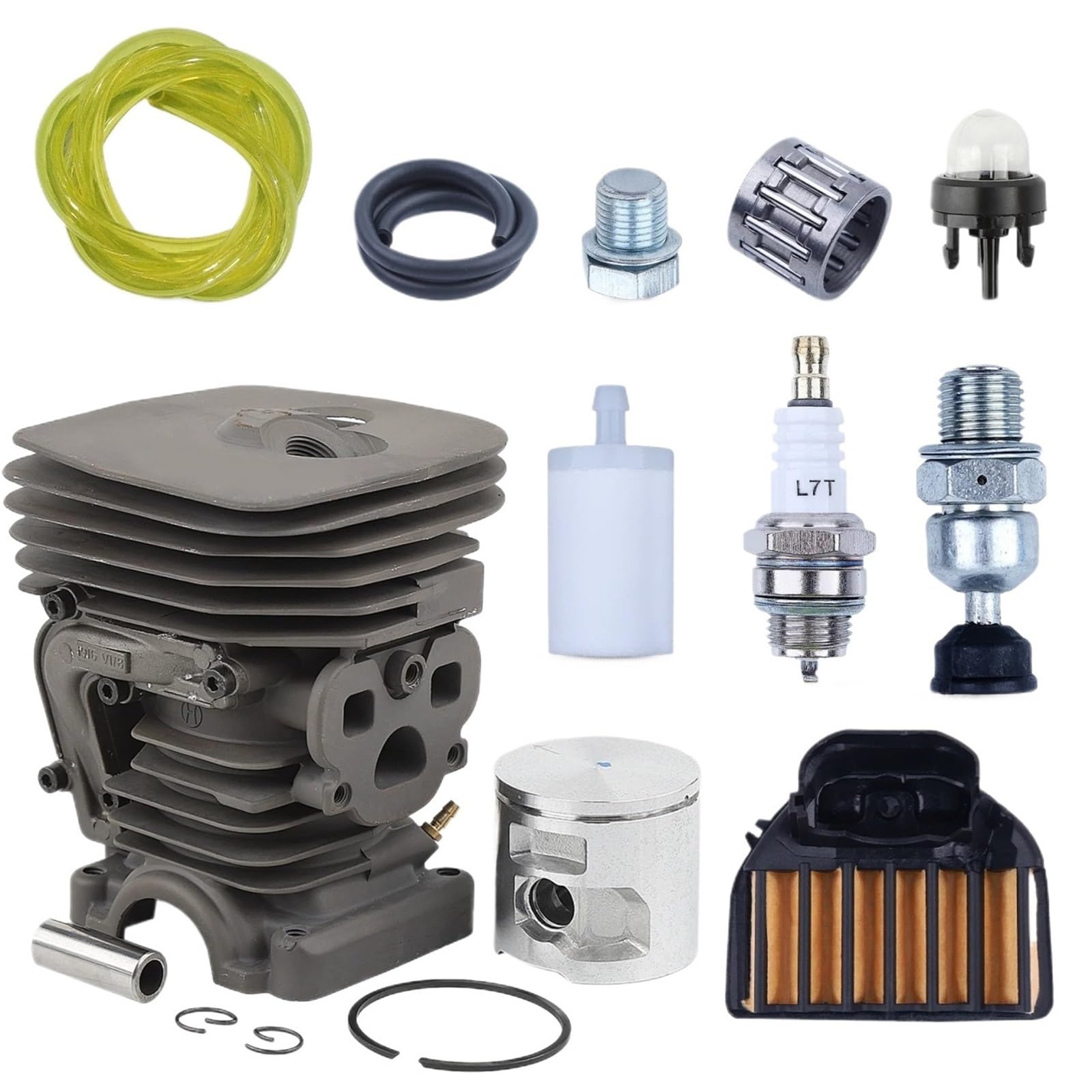 Kit cylindre-piston 537320402 pour Hus 455 460 bougie 47mm