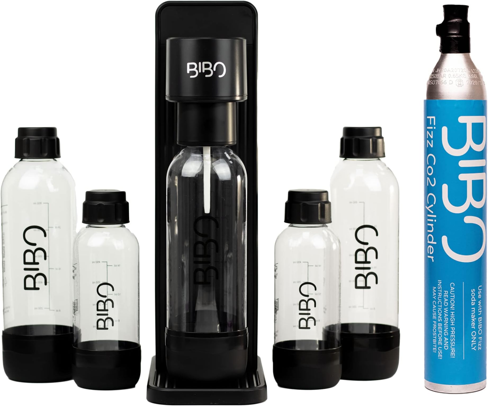 BIBO Fizz Pack Sparkling Water and Soda Maker Machine Make