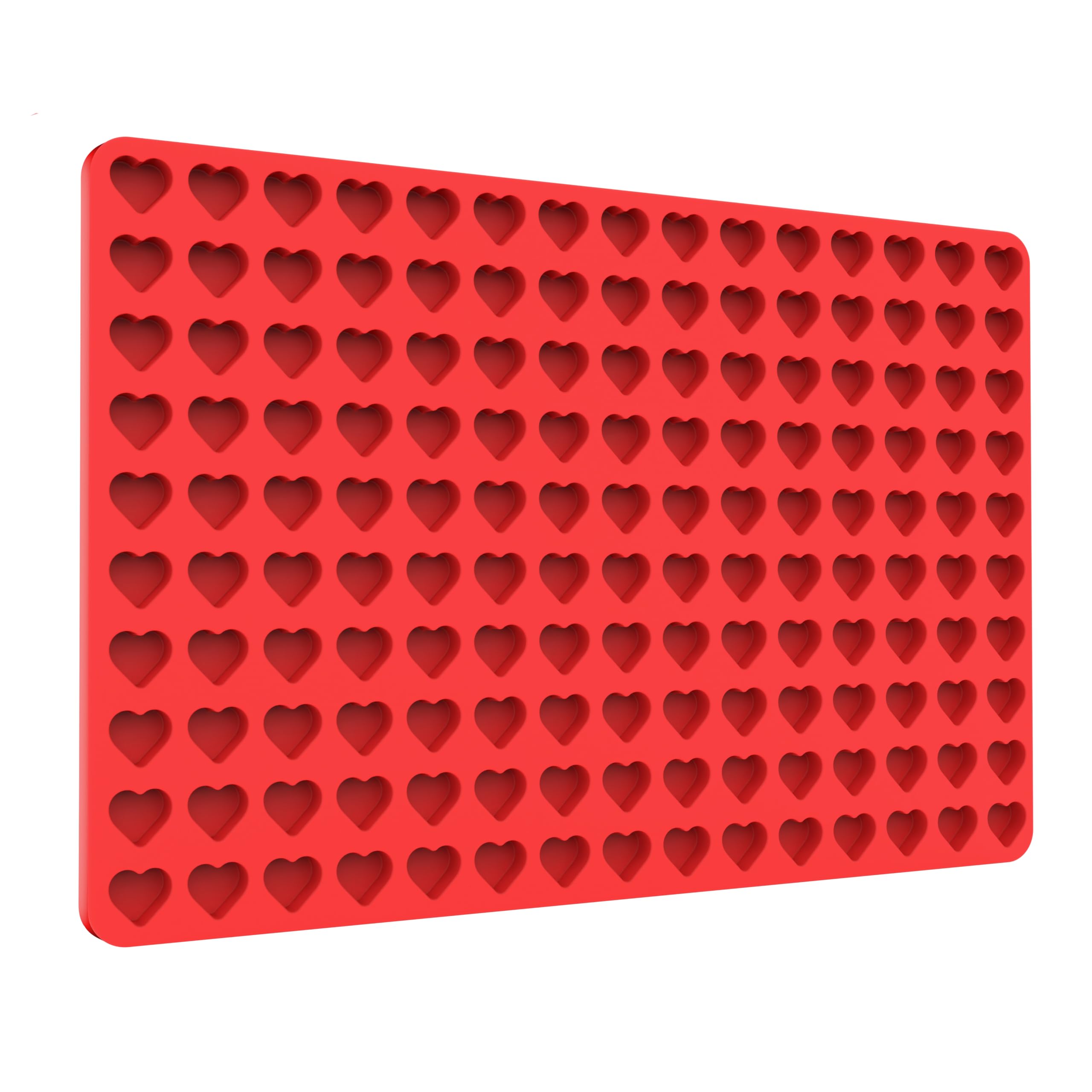 Mini moldes de silicona con forma de corazón para gomitas de chocolate, moldes de cera y resina (S)