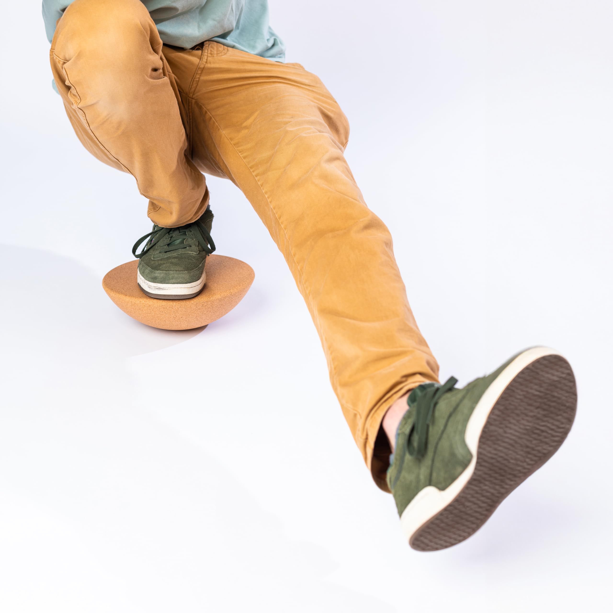 Premium Kork-Halbkugel aus Portugal – Nachhaltiger Balance-Trainer für Fitness, Yoga & Reha – Ideales Zubehör für Balance Boards (Indoor & Outdoor)