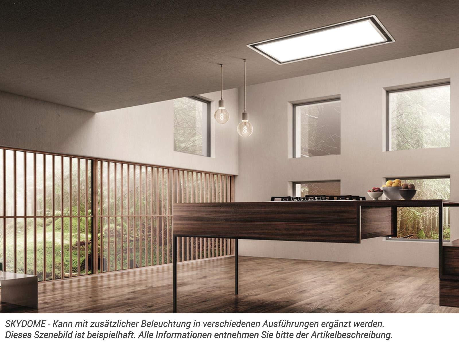 ELICA SKYDOME H16 A/100 PRF0147735A - Cuffia da soffitto, colore: Bianco