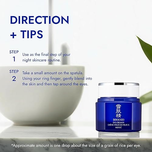 Miniatura 4 de SEKKISEI Eye Cream, Ceramide and Collagen Boosting Moisturizing Cream, 0.07 Ounce