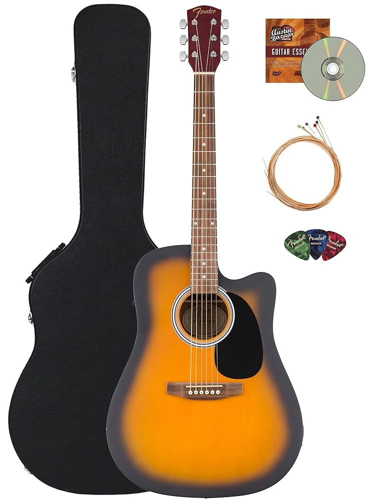 Amazon.com: Fender FA Series Dreadnought Acoustic-Electric