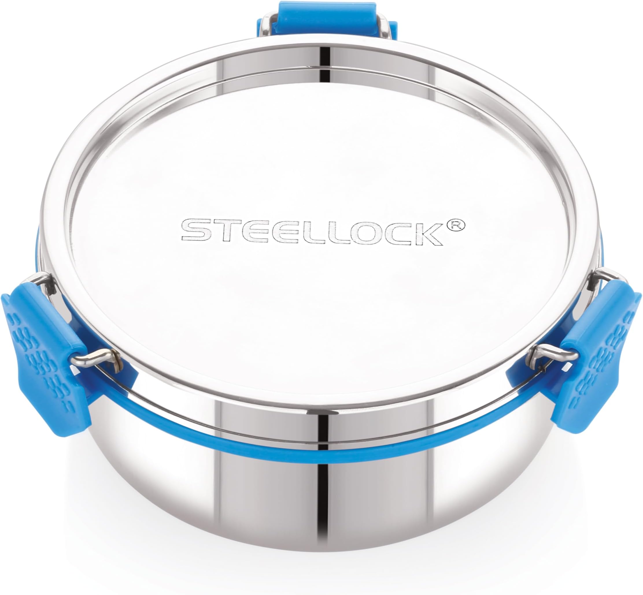 STEELLOCK PRO Stainless Steel Container/Dabba/Lunch Box with Steel Lid Airtight for Food Storage, Easy to Carry, Leak Proof and Stackable (SLP-131/450 ML).