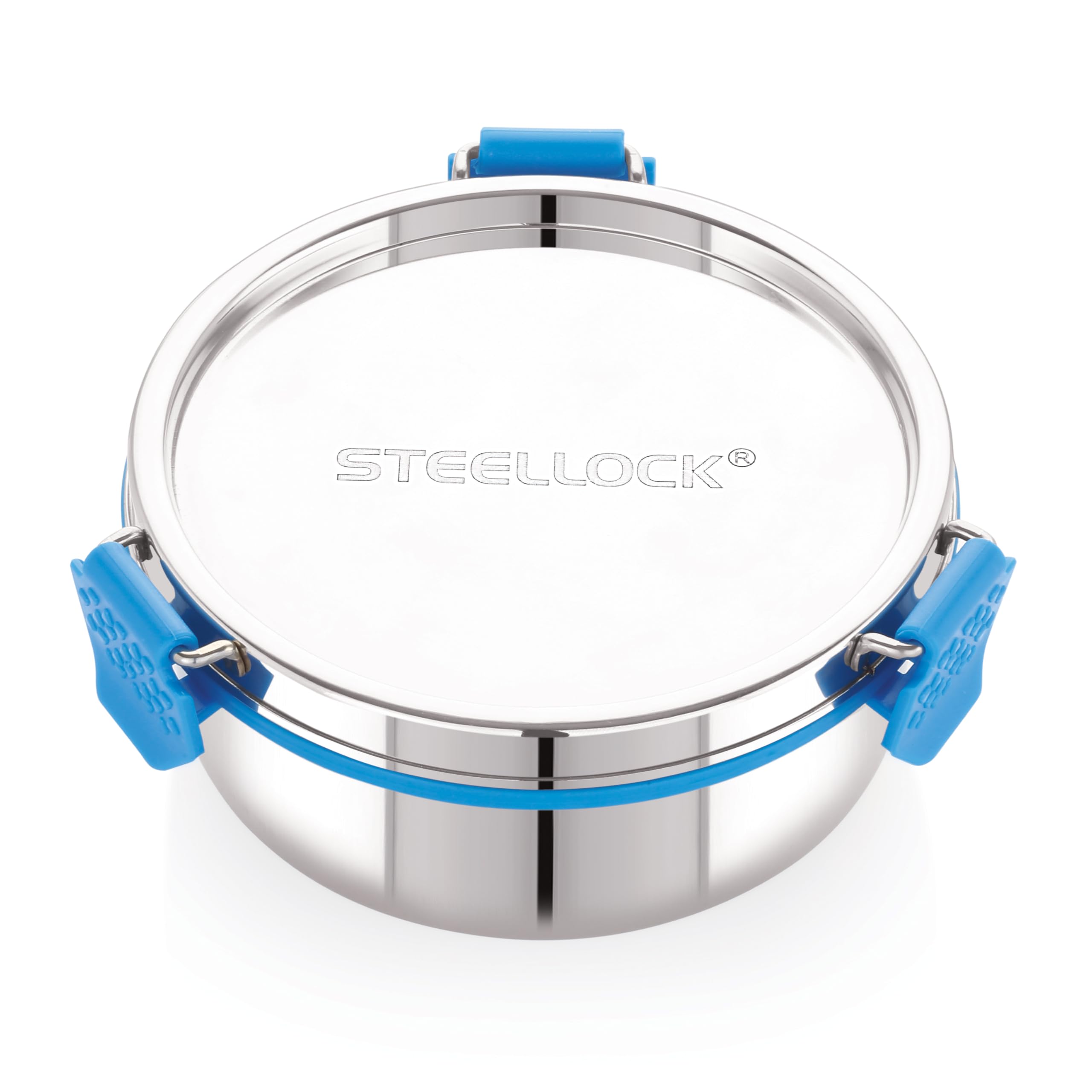 STEELLOCK PRO Stainless Steel Container/Dabba with Steel Lid Airtight for Food Storage, Easy to Carry, Leak Proof and Stackable (SLP-131/450 ML).