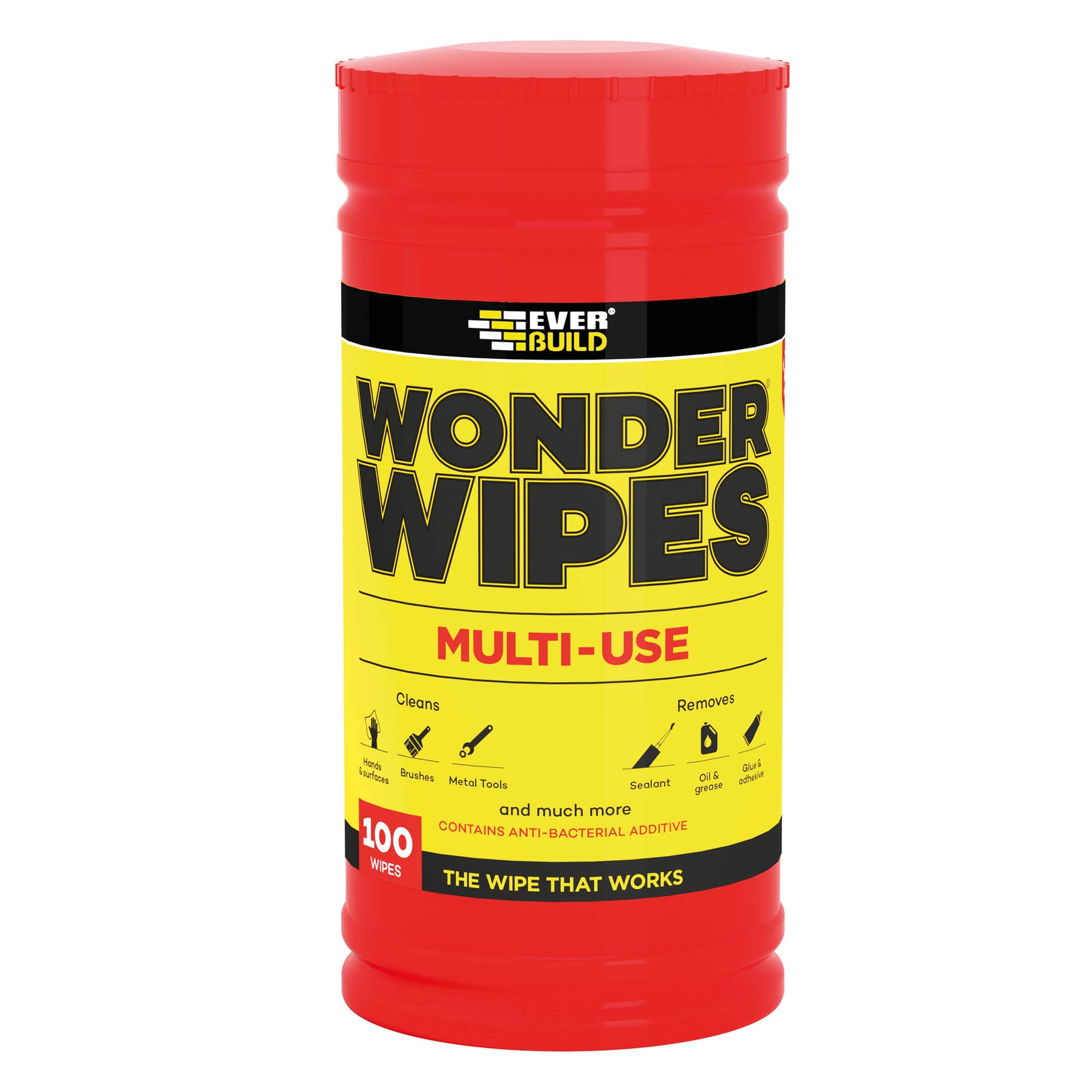 Everbuild WIPE80 Wonder Wipes Trade Tub x 100