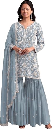 Indian ready to wear salwar kameez for Festival wedding party plus size Sharara suit party for women 2874