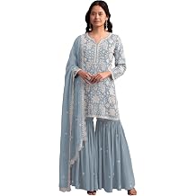 STELLACOUTURE indian pakistani salwar kameez ready to wear wedding embroidered eid festival plus size suit for women 2874-O