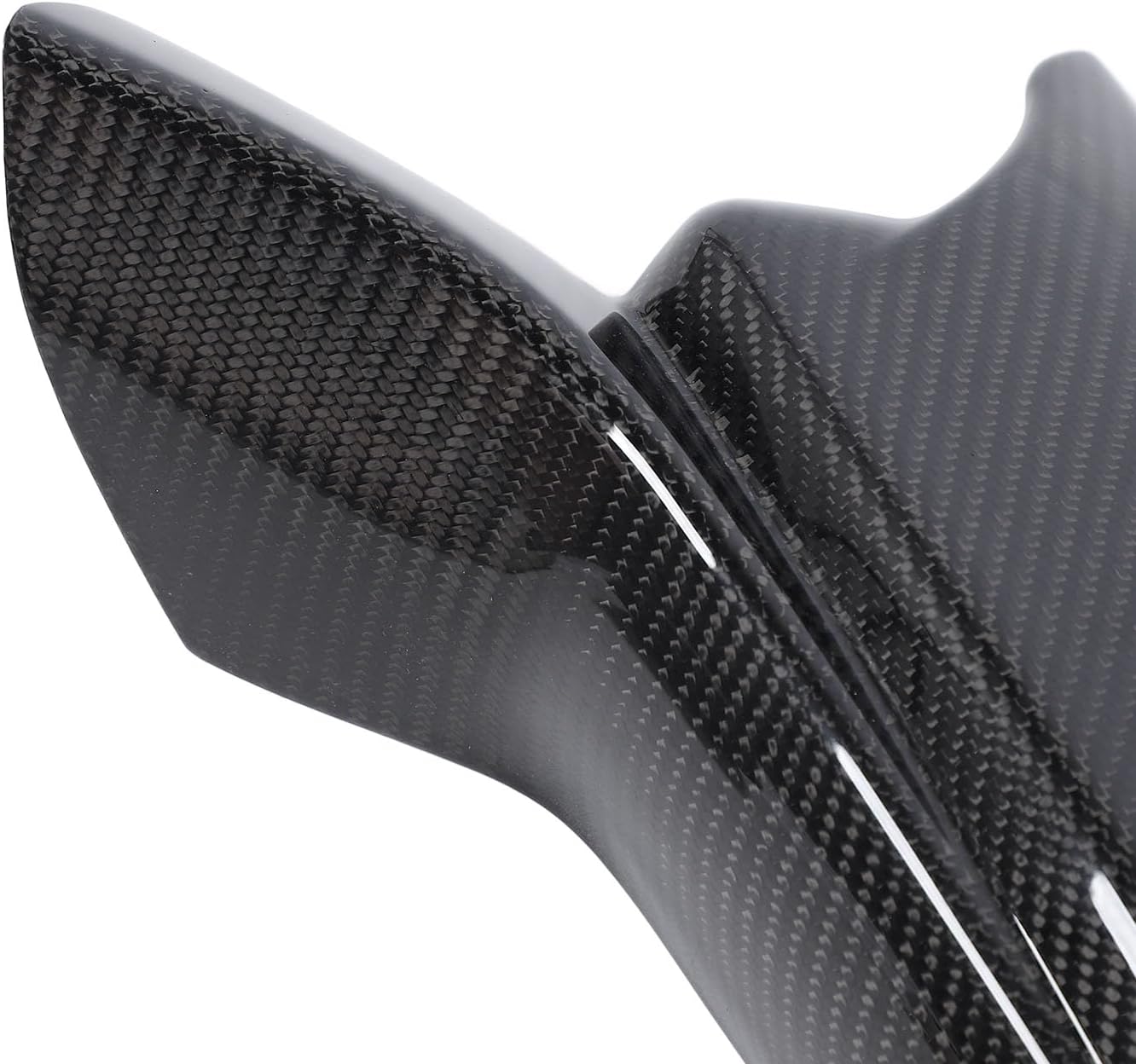 1 Pair Carbon Fiber Rearview Mirror Cap, Horn Deformation Proof Side Wing Mirror Cover for Vehicles