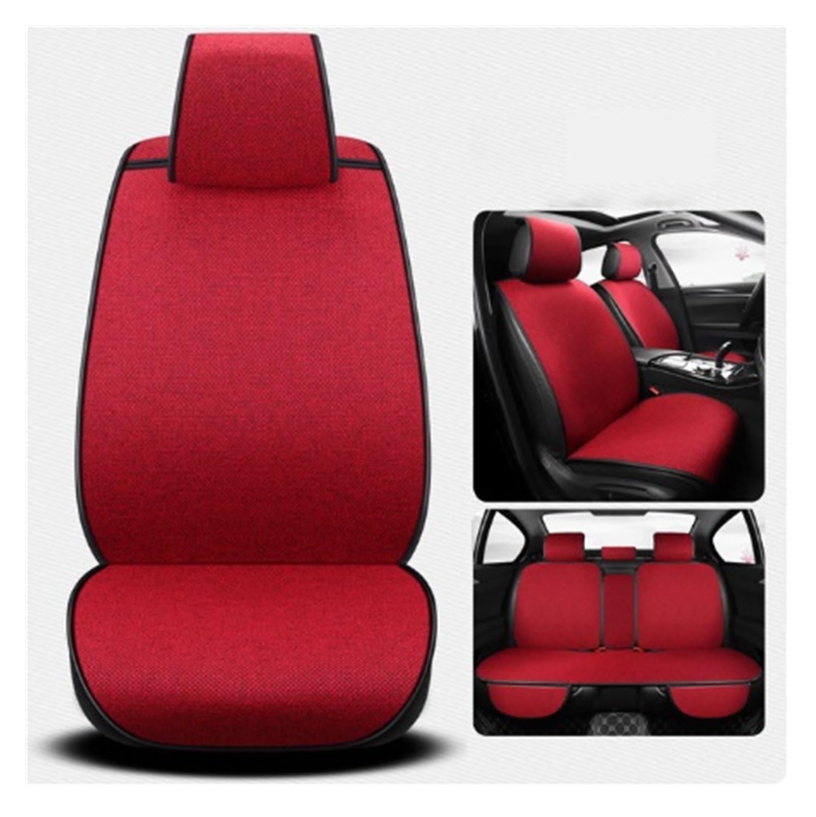 Housses de siège de voiture en lin rouge pour ZOTYE Z100 Z560 protection auto
