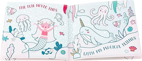 Miniatura 10 de Stephen Joseph, Libro flotante que cambia de color, juguetes de baño para niños pequeños, tiburón