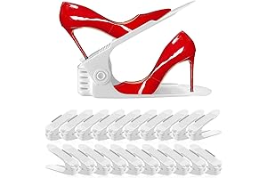 Shoe Stackers let you organize your shoe closet and save 50% space