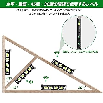 パイプ式 水平器差し　（好きな文字可能） Amazon.co.jp: Huepar レベル 水平器 ミニ 強力マグネット V溝