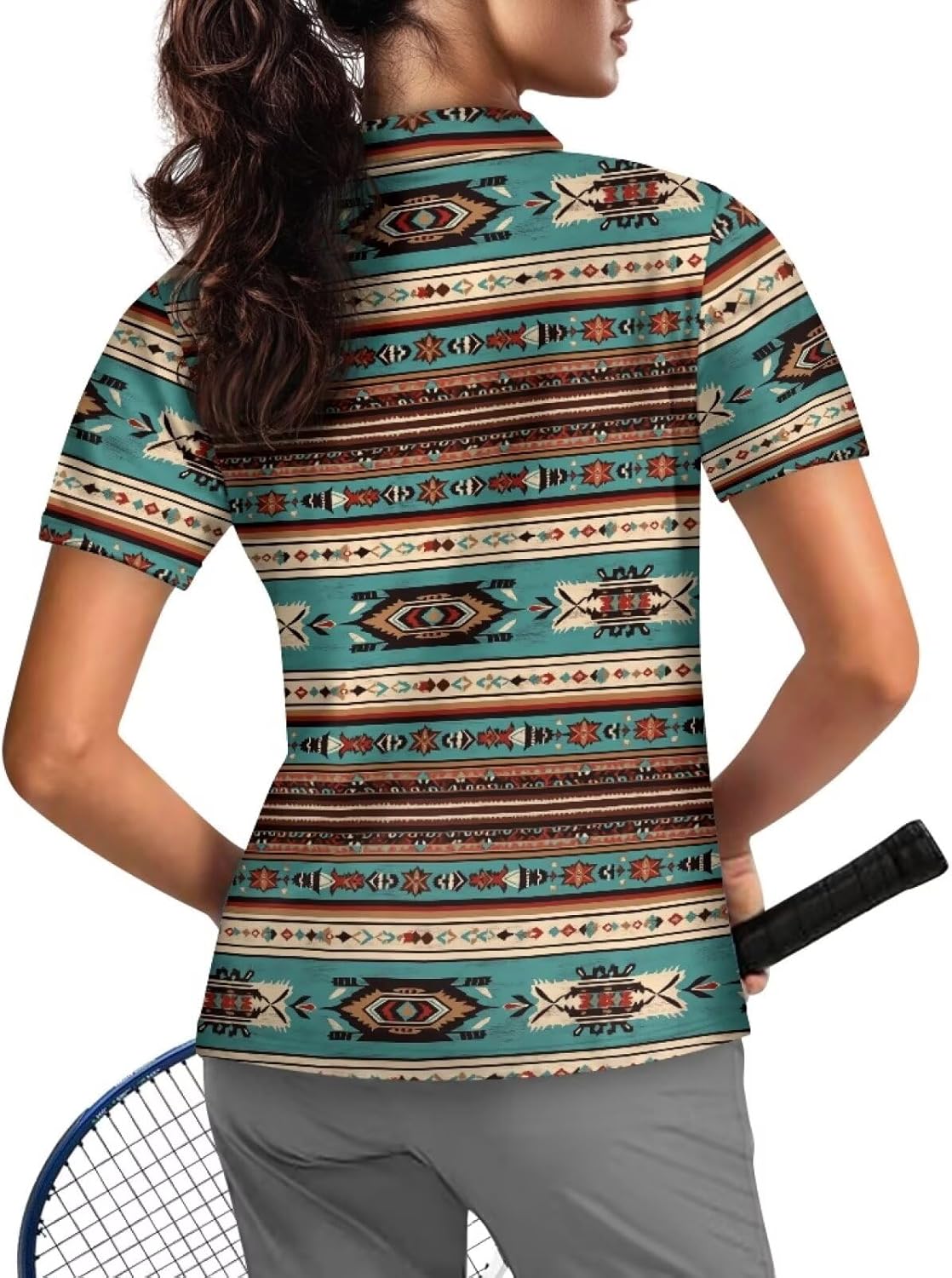 WELLFLYHOM Golf Shirts Short Sleeve Tennis Tops for Women Golf Top 1/4 Zip Workout Sport T-Shirt