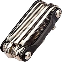 NIPNSCI 12-in-1 Bike Multi-Tool: Chain Breaker, Hex Wrenches, Tire Levers for MTB & Road Bikes - Compact Durable Repair Kit