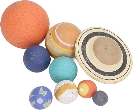 Solar System Model, 9 Planets PVC Educational Science Kit for Astronomy Learning STEM Toy with DIY Assembly for Kids Teens