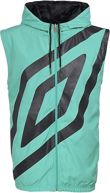 Umbro Men's Full Zip Check 4-Way System Jacket, Black Beauty