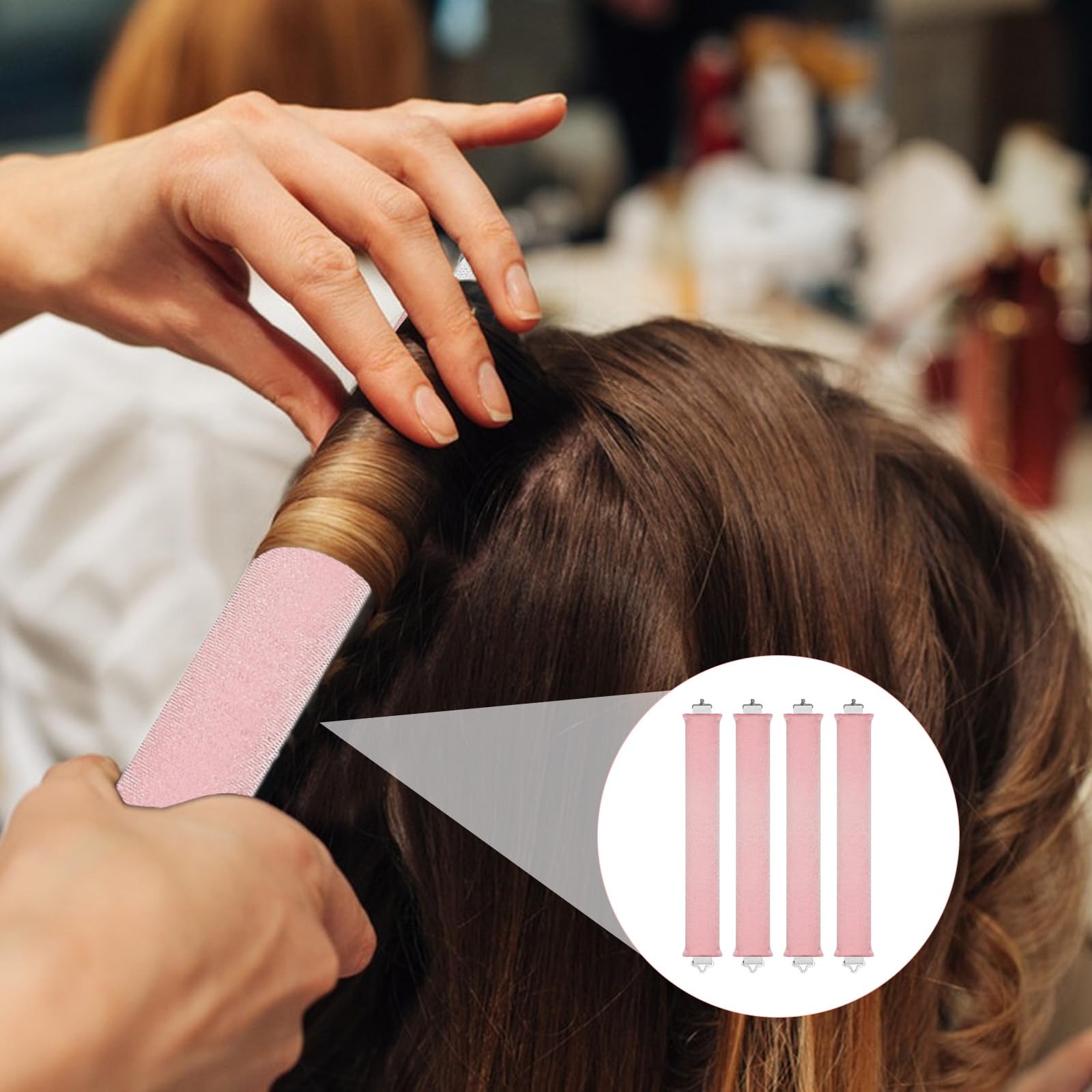 4 PCS Heatless Curlers Set - Image 4