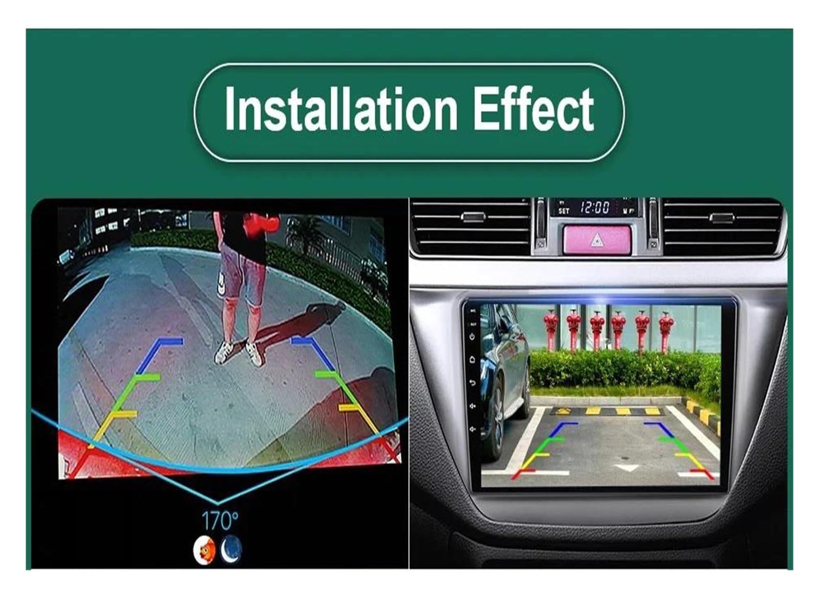 Kamera cofania samochodowa kamera cofania CVBS AHD720P 1080P zapasowa pomoc cofania pojazdu noktowizyjne zamiennik dla kamer cofania Peugeot 408 2017 kamera cofania (AHD720P) (AHD1080P)
