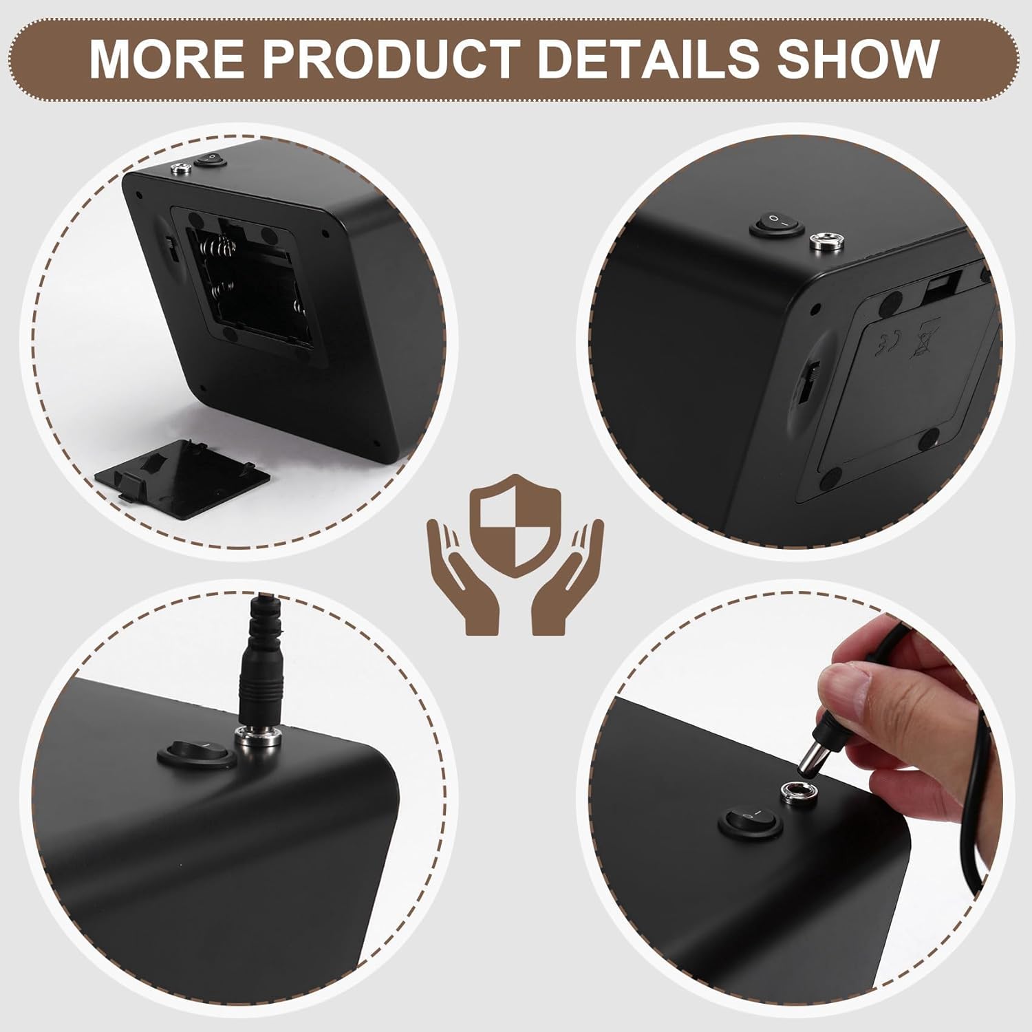Vertical Winder Watch Box Automatic Rotator Silent Watch Winders Motor Men Mechanical Watches Display Boxes Accessory