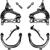 Vista 1076 de Detroit Axle - Kit de suspensión frontal de 8 piezas para Dodge Journey 2009-2015, 2 brazos de control inferiores, 2 rótulas, 2 varillas