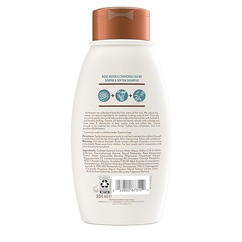 Miniatura 8 de Aveeno - Champú con mezcla de agua de rosas y manzanilla, Champú, NA
