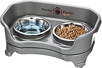Vista 24 de Neater Feeder Express Cuencos para Perros a Prueba de Desordenes Elevados para Razas de Tamaño Mediano a Grande, Cuenco de Comida para Perros sin