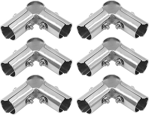 Miniatura 17 de Conectores de tubería de riel final,ULIFESTAR 201 Abrazaderas de tubo de acero inoxidable,Abrazaderas de extremo de metal,Clip de montaje de tubería