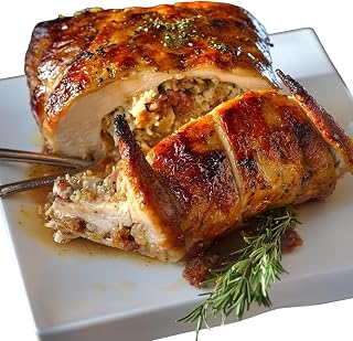 Creole Food Turducken (Creole Pork, 14lb) - Gourmet Stuffed Poultry Delight - Pre-Seasoned and Ready for Cooking to Simplify Your Holiday Cooking - A Suculent Trio of Turckey, Duck, and Chicken - Elevate your Holiday Dining Experience and Savor the Incredible Flavor and Depth in Every Bite